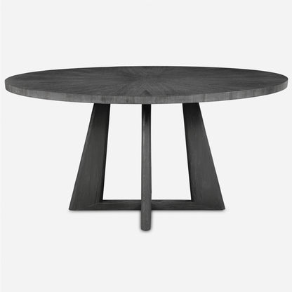 Uttermost Pulsar Round Gray Walnut Dining Table 24279