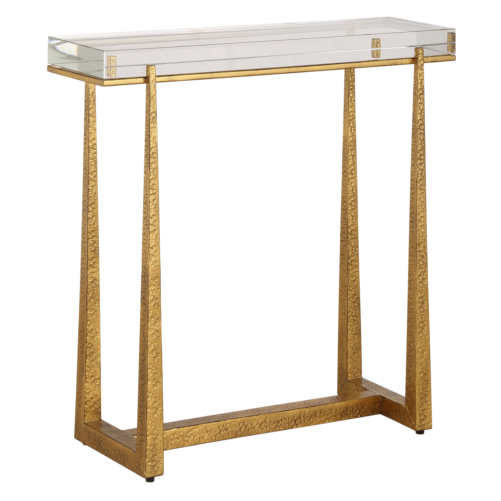 Uttermost Midas Thick Crystal Accent Table 24839