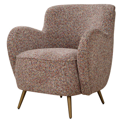 Uttermost Gemstone Confetti Toned Accent Chair 23858