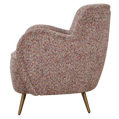 Uttermost Gemstone Confetti Toned Accent Chair 23858