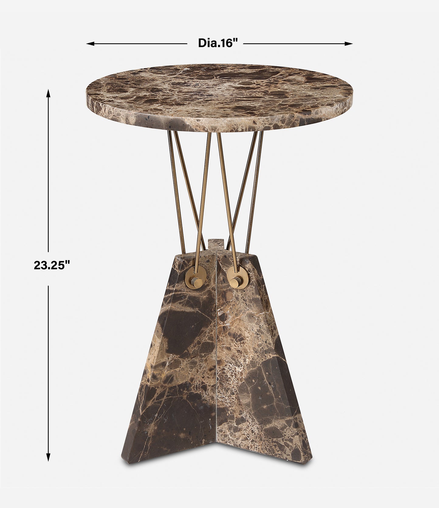 Uttermost Levitate Marble Accent Table 50002