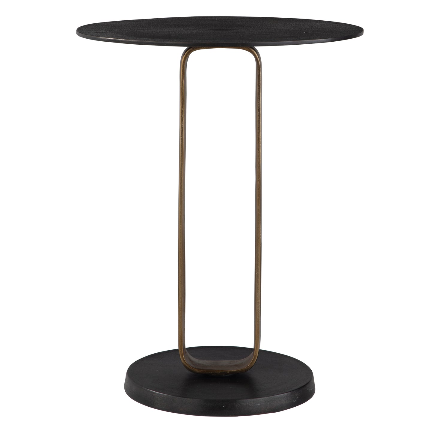 Uttermost Aperture Brass Accent Table 50005