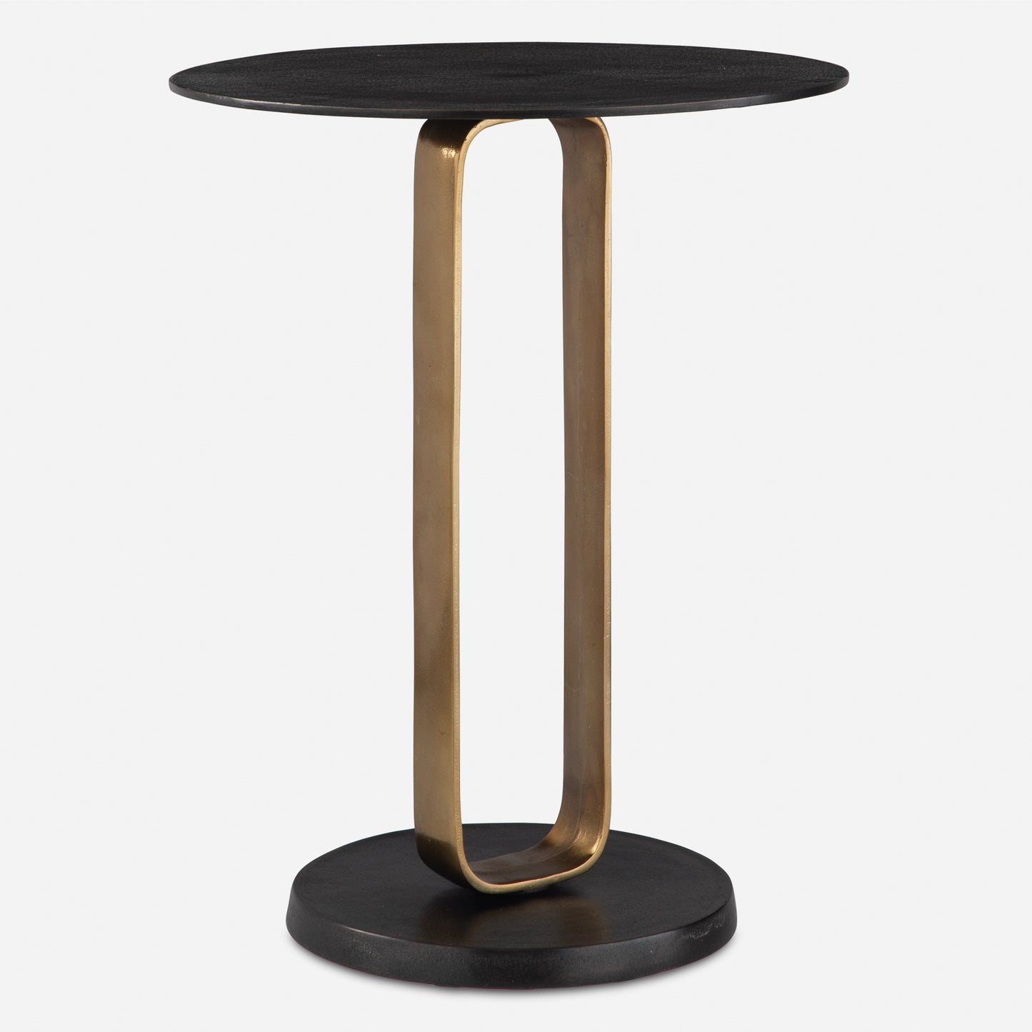 Uttermost Aperture Brass Accent Table 50005