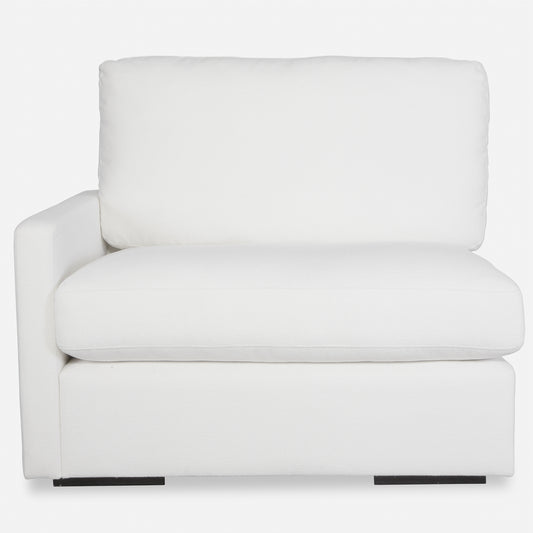 Uttermost Refuge Arctic White Left Arm Facing Sofa 23854-L