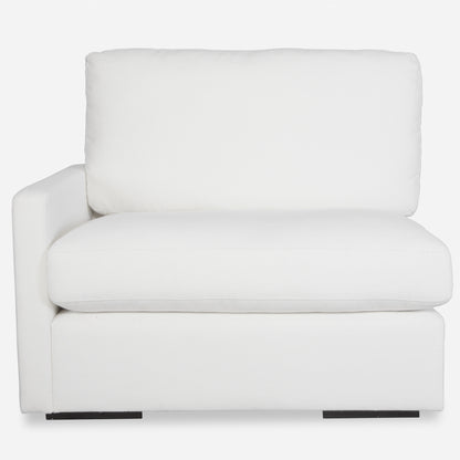 Uttermost Refuge Arctic White Left Arm Facing Sofa 23854-L