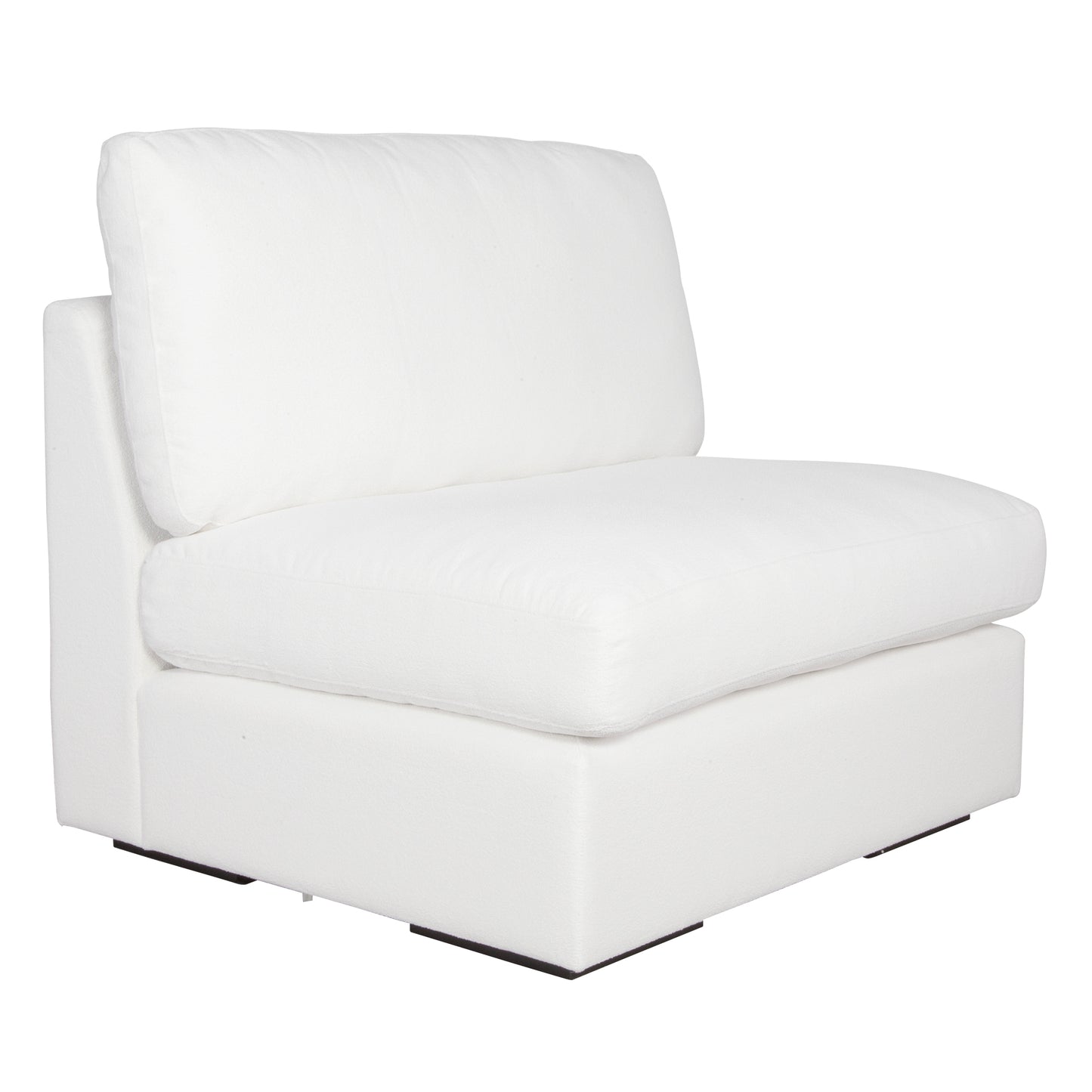 Uttermost Refuge Armless Arctic White Sofa 23854-A