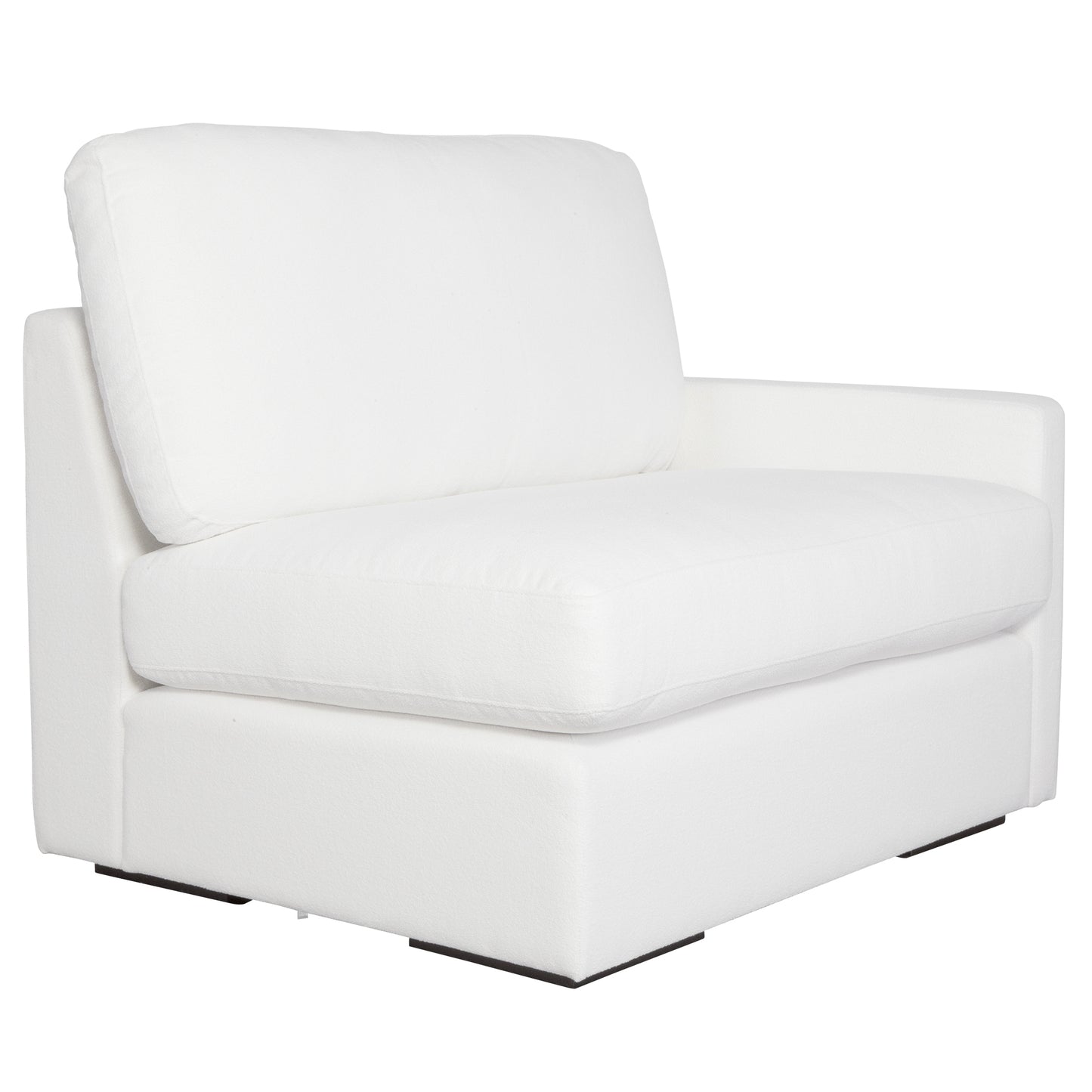 Uttermost Refuge Arctic White Right Arm Facing Sofa 23854-R