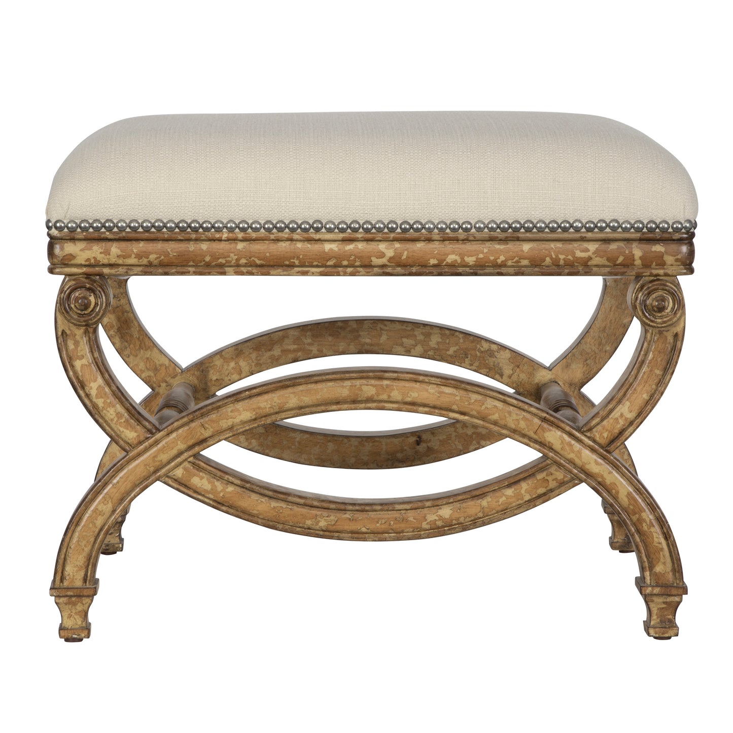 Uttermost Karline Natural Linen Small Bench 23052