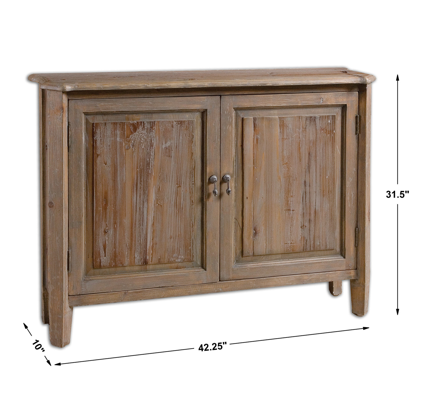 Uttermost Altair Reclaimed Wood Console Cabinet 24244