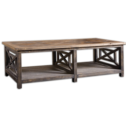 Uttermost Spiro Reclaimed Wood Cocktail Table 24264