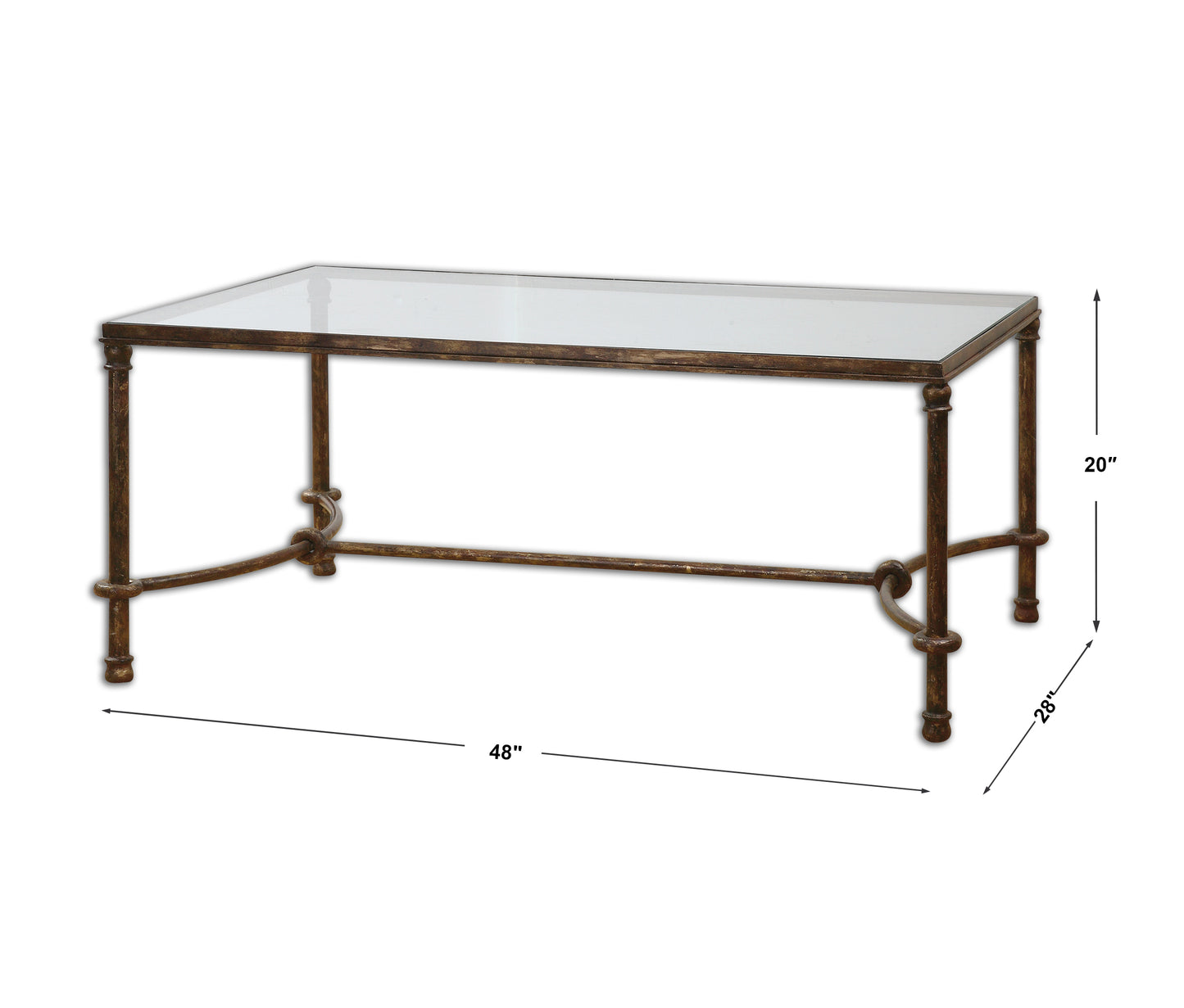 Uttermost Warring Iron Coffee Table 24333