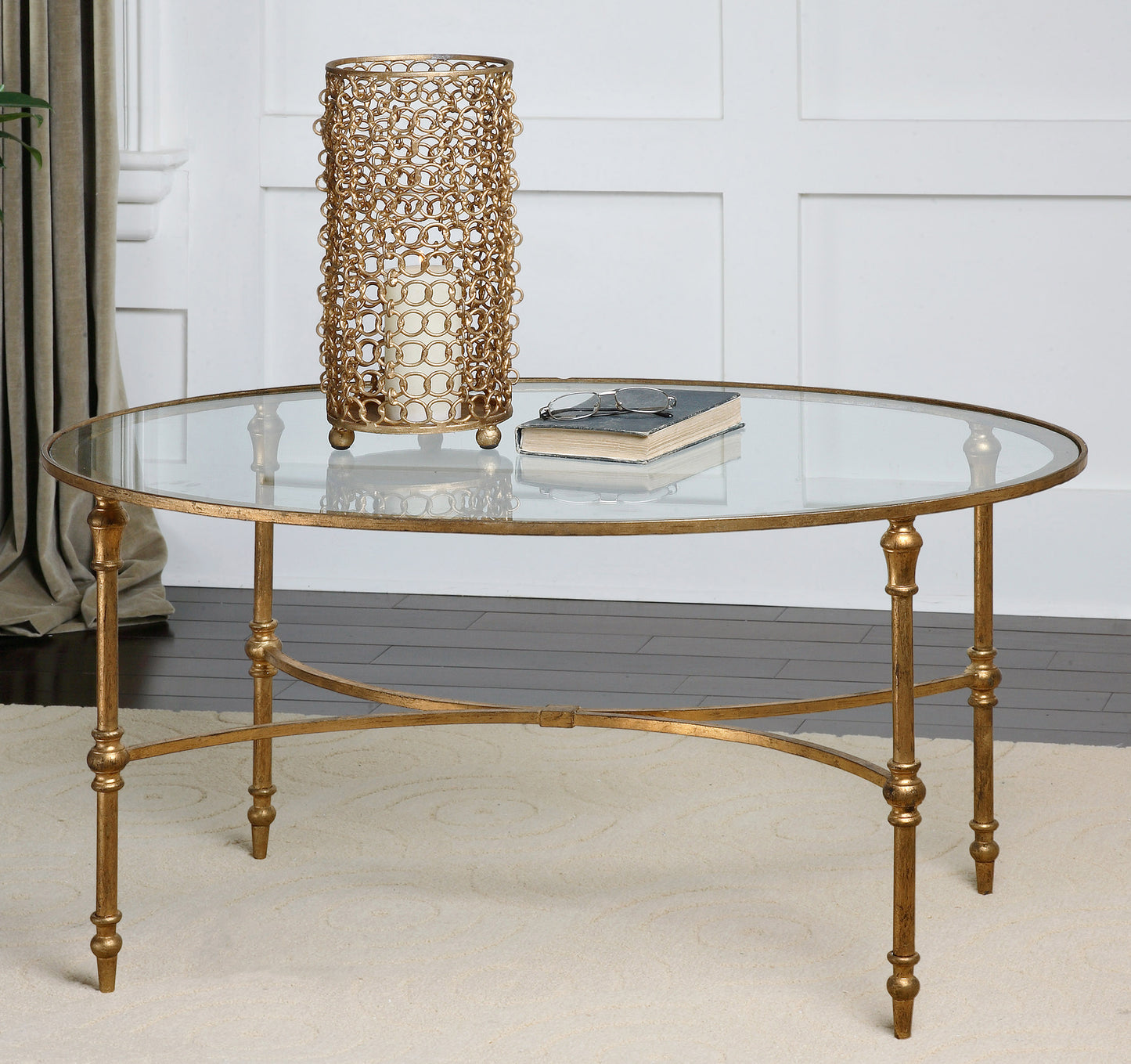 Uttermost Vitya Glass Coffee Table 24338