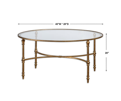 Uttermost Vitya Glass Coffee Table 24338