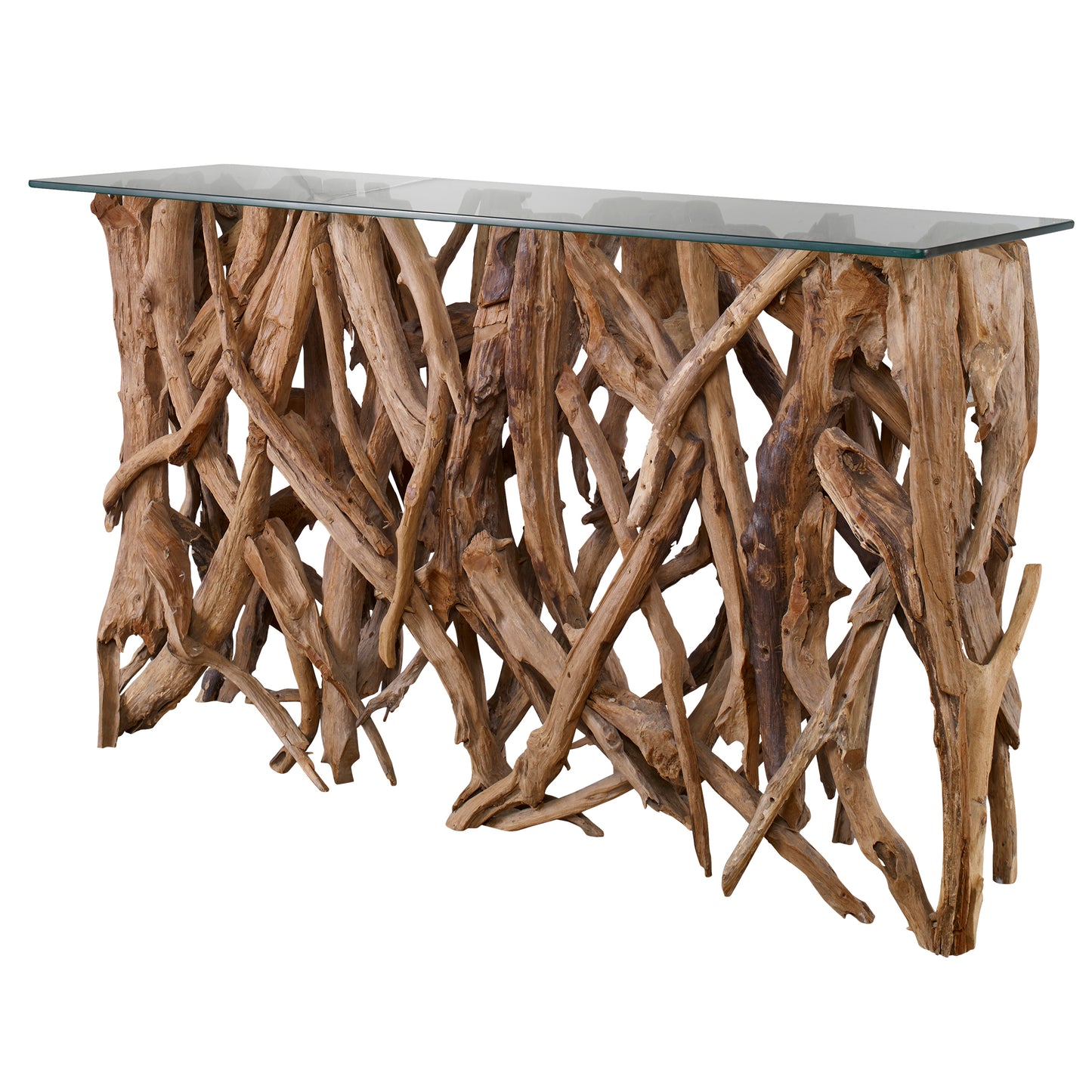 Uttermost Teak Wood Console 25593