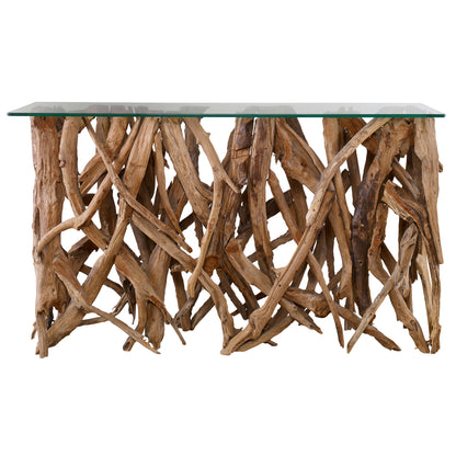 Uttermost Teak Wood Console 25593