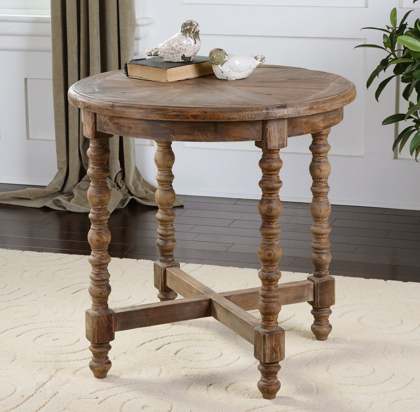 Uttermost Samuelle Wooden End Table 24346