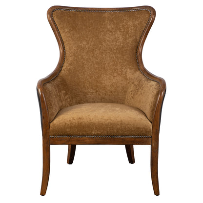 Uttermost Snowden Tan Wing Chair 23158