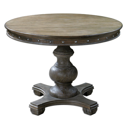 Uttermost Sylvana Wood Round Table 24390