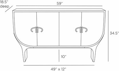 Arteriors Home Valentina Credenza FZS06