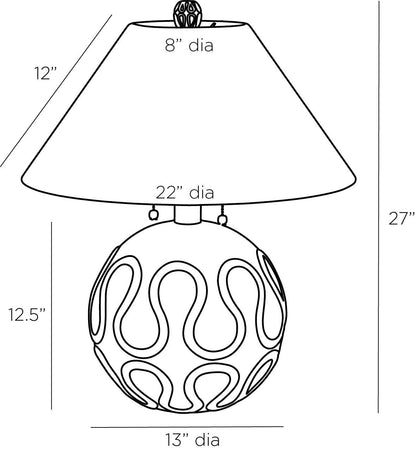 Arteriors Home Serpiente Lamp GKPTI01-671