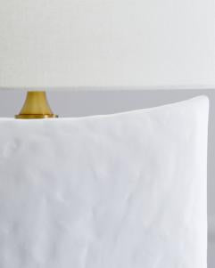 Visual Comfort Studio Hable Cenotes Table Lamp in Matte White Ceramic HT1031MWC1