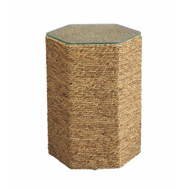 Jamie Young Peninsula Side Table in Natural Sea Grass 20PENI-STNA