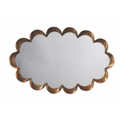 Jamie Young Scalloped Mirror in Antique Brass 7SCAL-MIAB