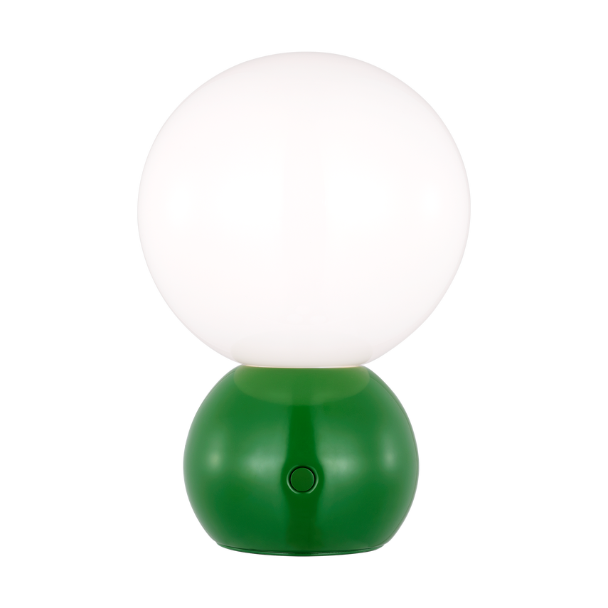 Visual Comfort Studio kate spade new york Suki Portable Mini Table Lamp in Green KST1231GRN-L1