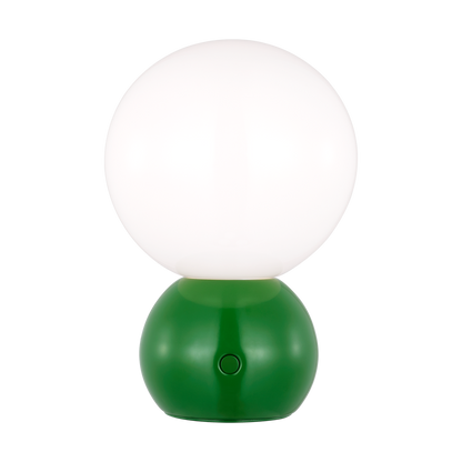 Visual Comfort Studio kate spade new york Suki Portable Mini Table Lamp in Green KST1231GRN-L1