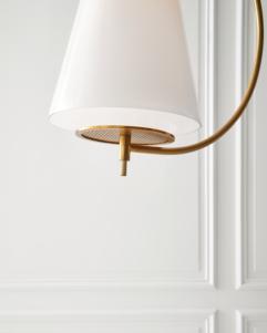 Visual Comfort Studio Kelly Wearstler Gesture Tall Pendant in Burnished Brass KP1041BBS