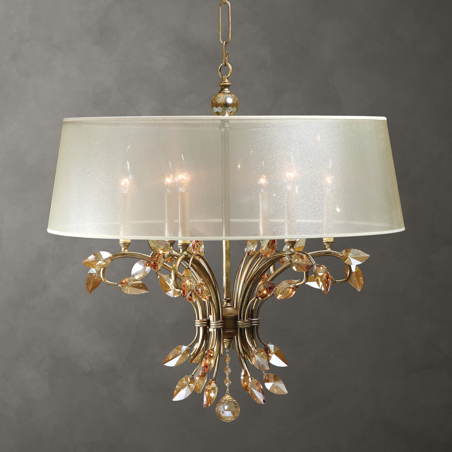 Uttermost Alenya 6 Lt Shade Chandelier 21246