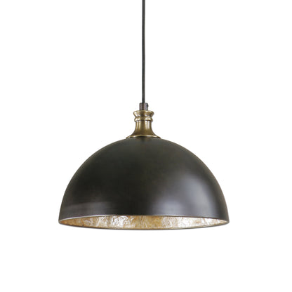 Uttermost Placuna 1 Light Bronze Pendant 22028