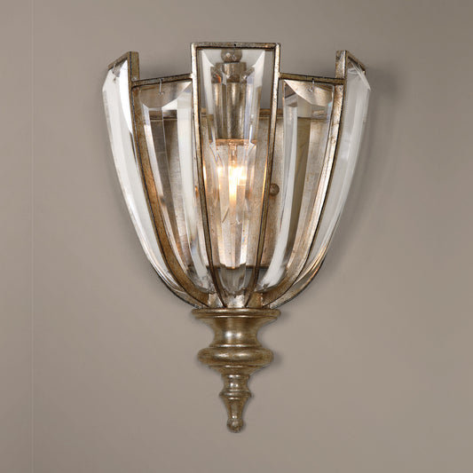 Uttermost Vicentina 1 Light Crystal Wall Sconce 22494