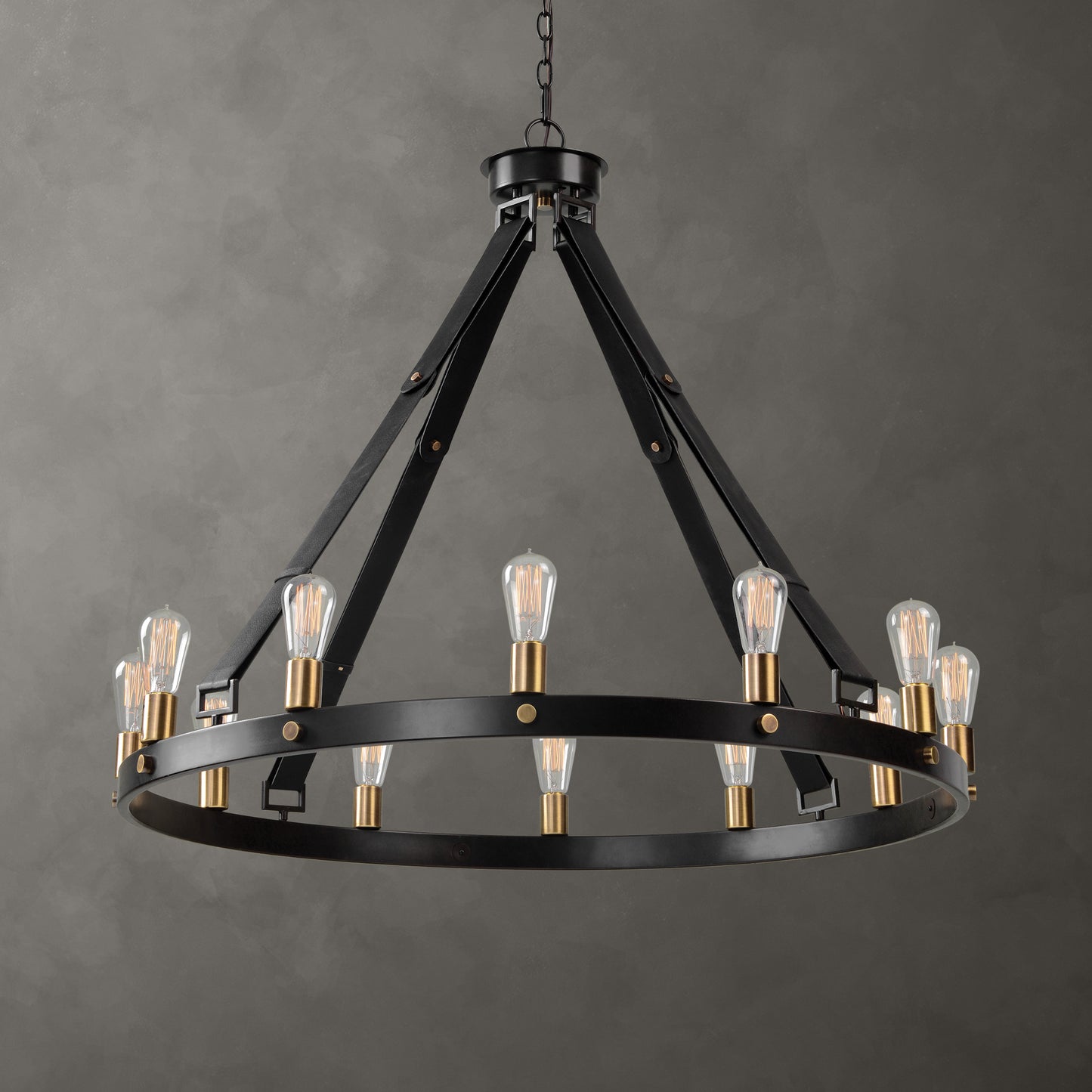 Uttermost Marlow 12 Light Circle Chandelier 21280