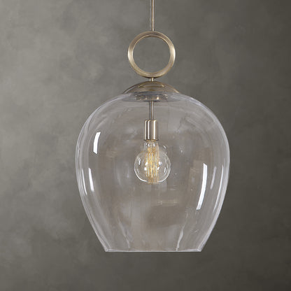 Uttermost Calix Large Blown Glass 1 Light Pendant 22127