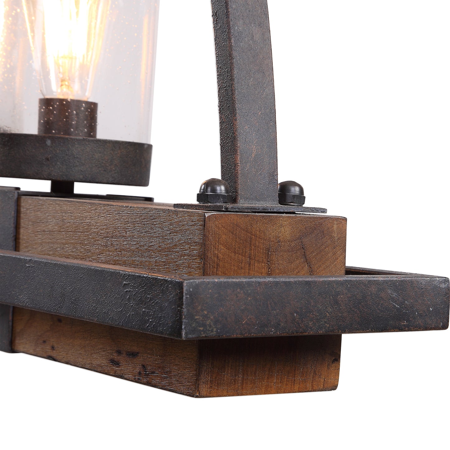 Uttermost Atwood 5 Light Rustic Linear Chandelier  21328