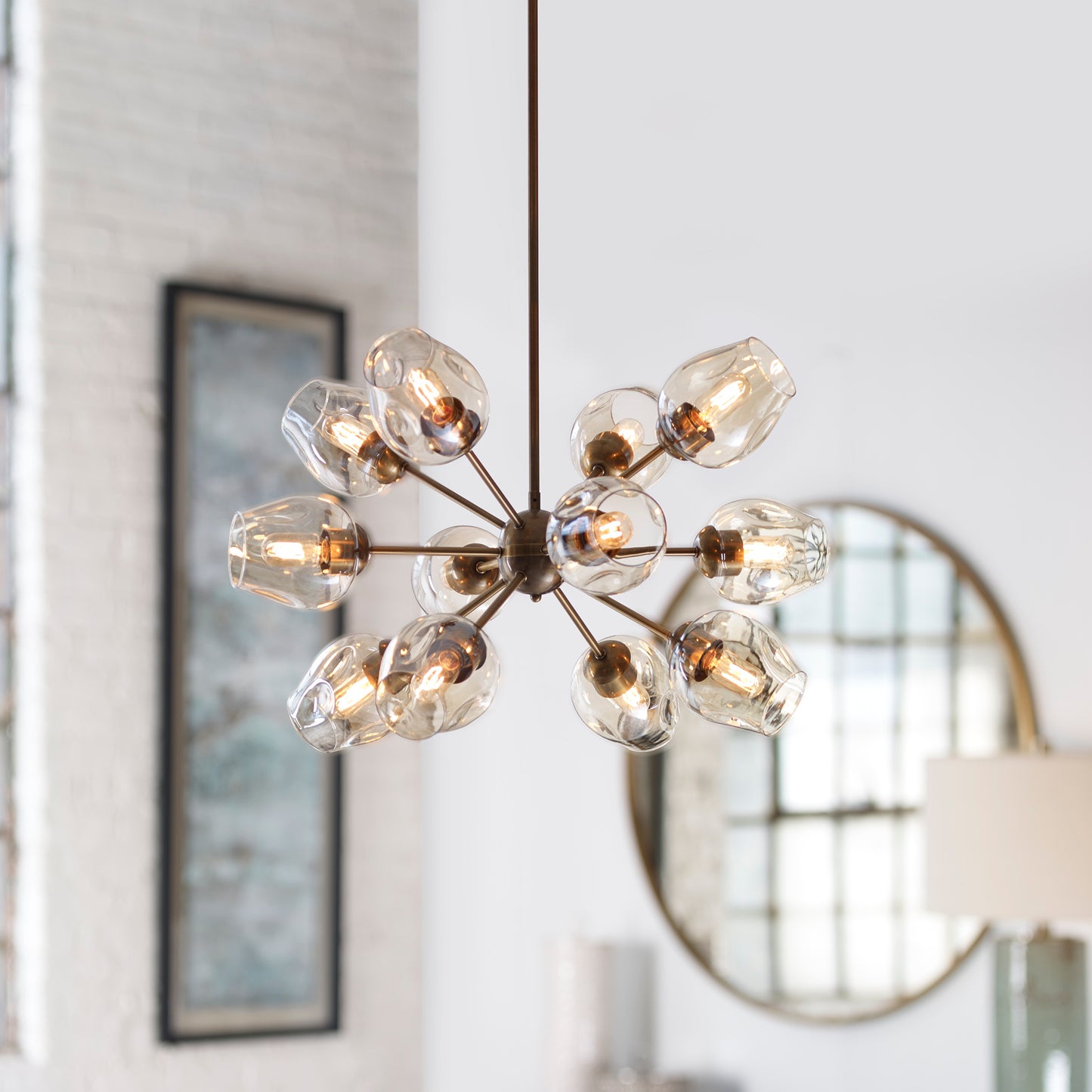 Uttermost Chet 12 Light Sputnik Chandelier 21325