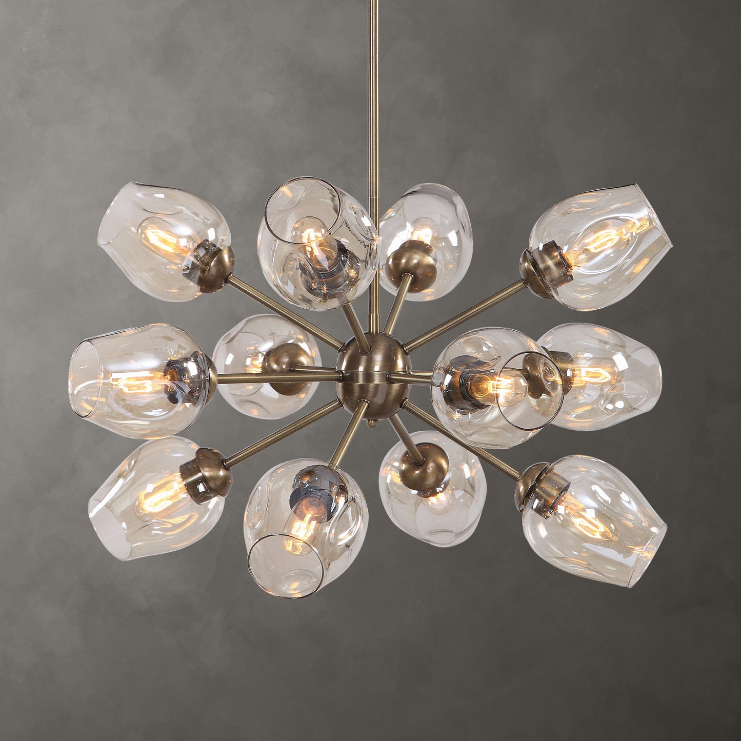 Uttermost Chet 12 Light Sputnik Chandelier 21325