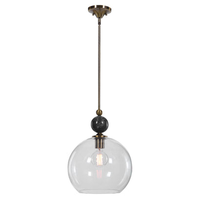 Uttermost Mendota 1 Light Glass Pendant 22176