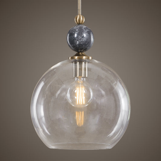 Uttermost Mendota 1 Light Glass Pendant 22176