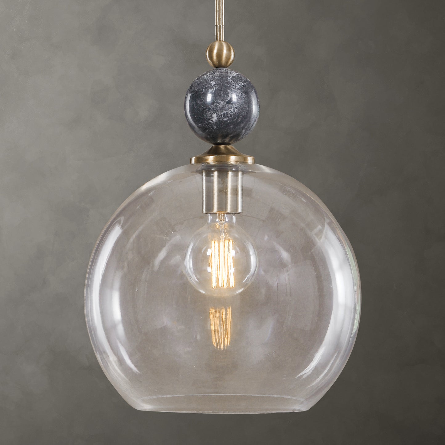 Uttermost Mendota 1 Light Glass Pendant 22176