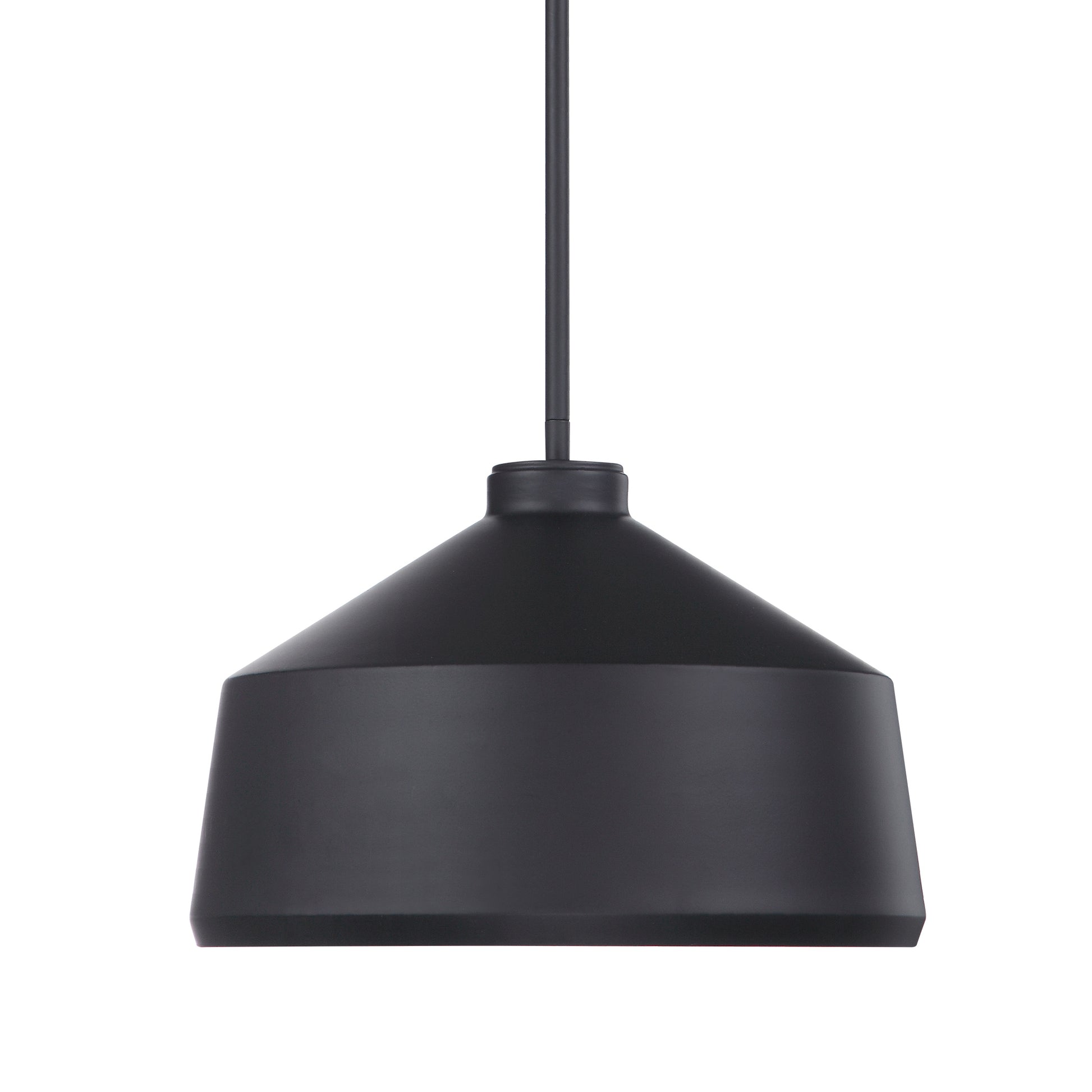 Uttermost Holgate 1 Light Black Pendant 22179