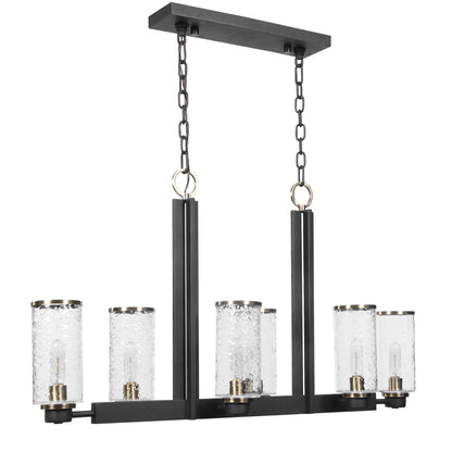 Uttermost Jarsdel 6 Light Industrial Island Light 21333