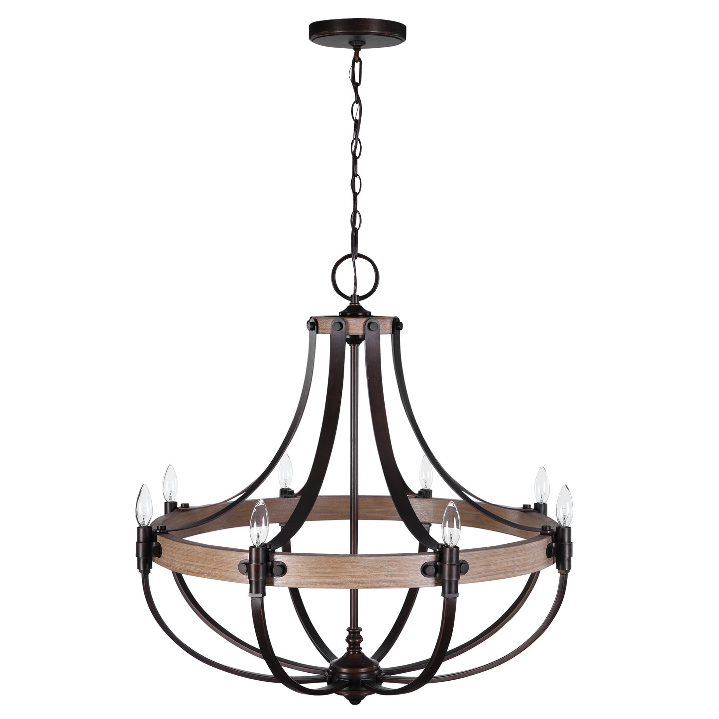 Uttermost Dubois 8 Light Chandelier 21329