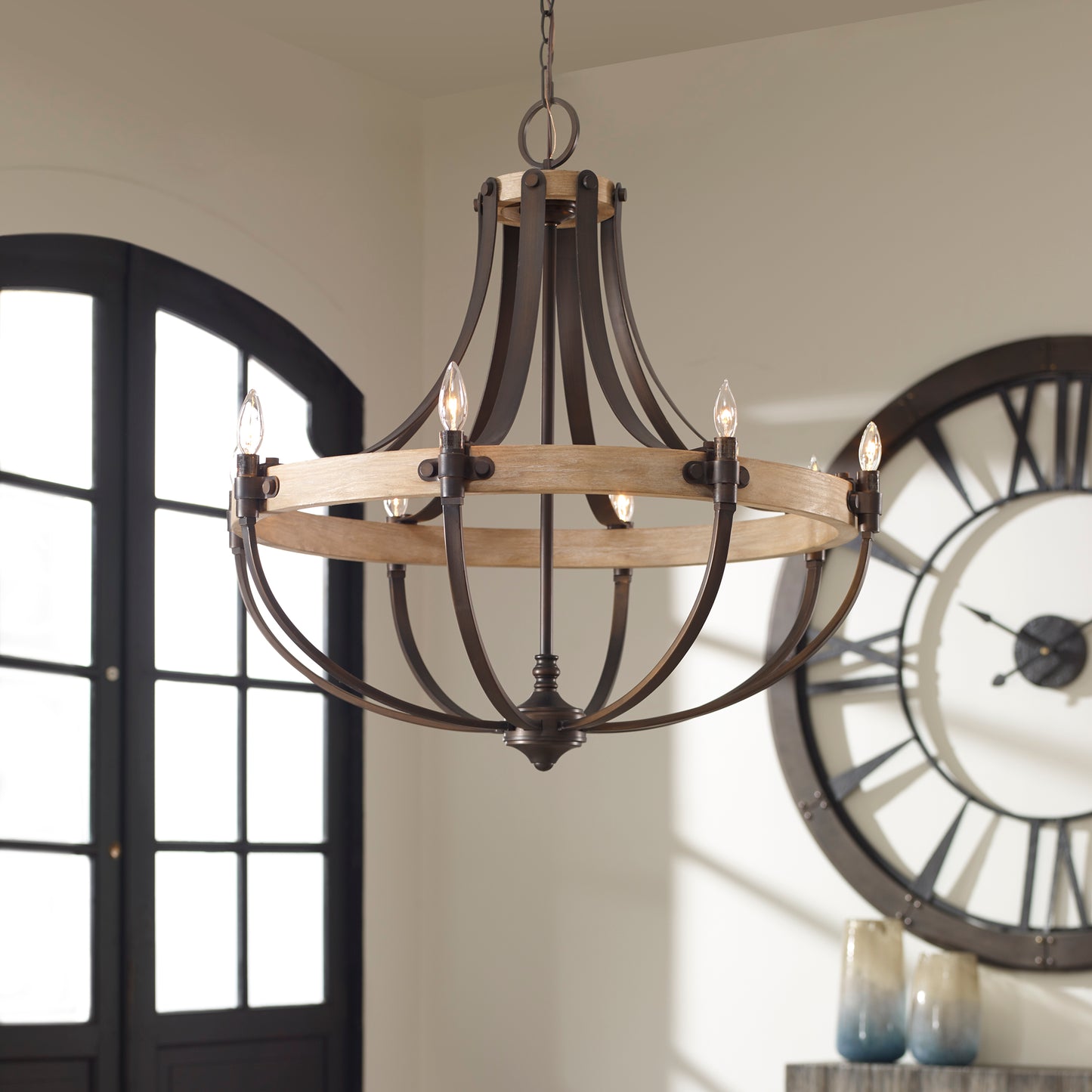 Uttermost Dubois 8 Light Chandelier 21329