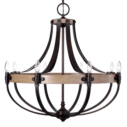 Uttermost Dubois 8 Light Chandelier 21329