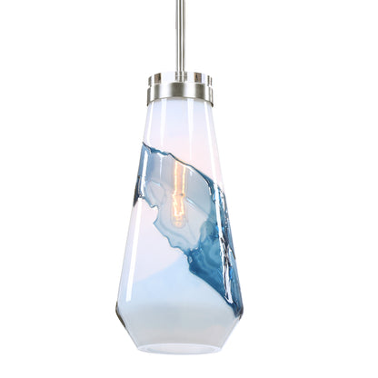 Uttermost Windswept Blue & White 1 Light Mini Pendant 22197