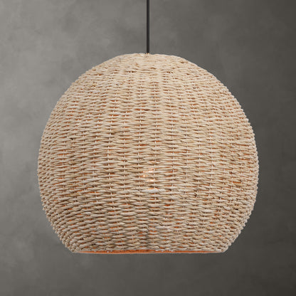 Uttermost  Seagrass 1 Light Dome Pendant 21536