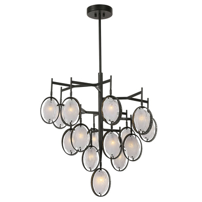 Uttermost Maxin 15 Light Large Bronze Chandelier 21344