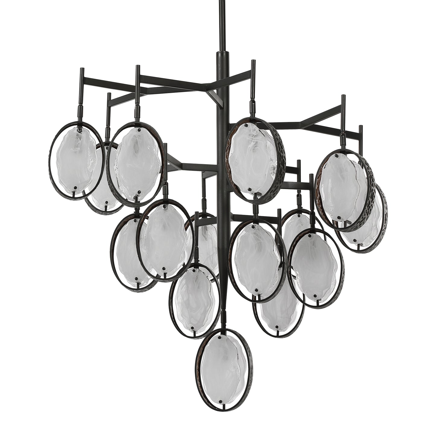 Uttermost Maxin 15 Light Large Bronze Chandelier 21344